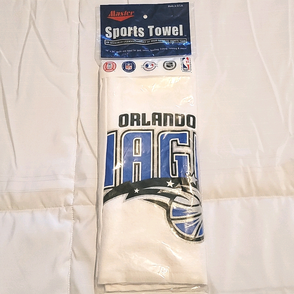 🌴 NWT Vintage 08' Orlando Magic 🏀 Sports Towel